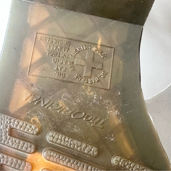 🔴 SOLD Doc Dr Martens Air Wair Shoes Patent Shiny  Leather Oxford 10084 Bronzed - Picture 6 of 9